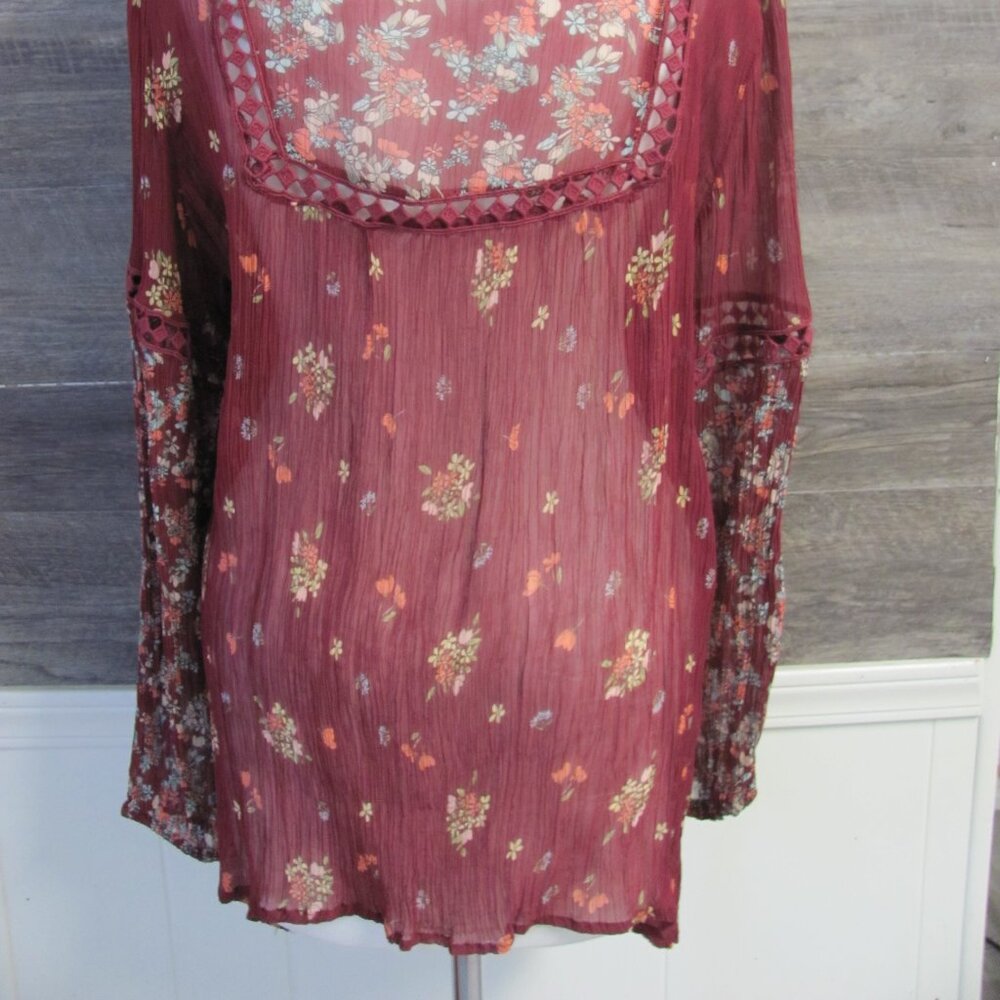 SUNDANCE LADIES SHEER SHIRT SIZE XL NWT - Picture 11 of 11